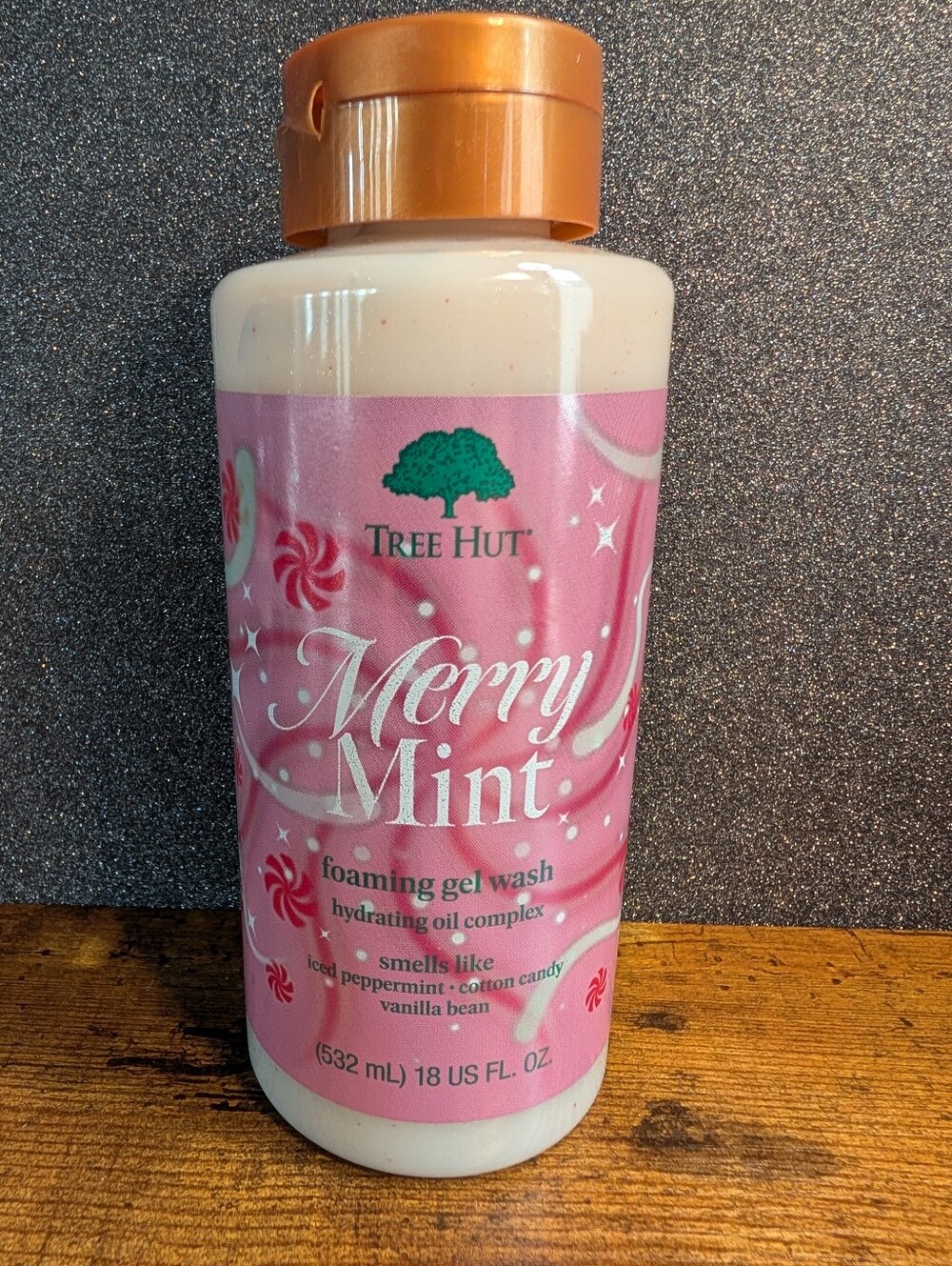 Tree Hut Merry Mint Foaming Gel Body Wash 18oz